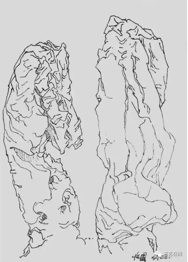 白雪石速写欣赏之园林庭苑