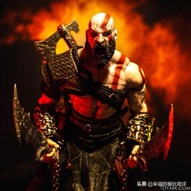 necagodofwar2战神2奎托斯和阿特鲁斯套装开盒图