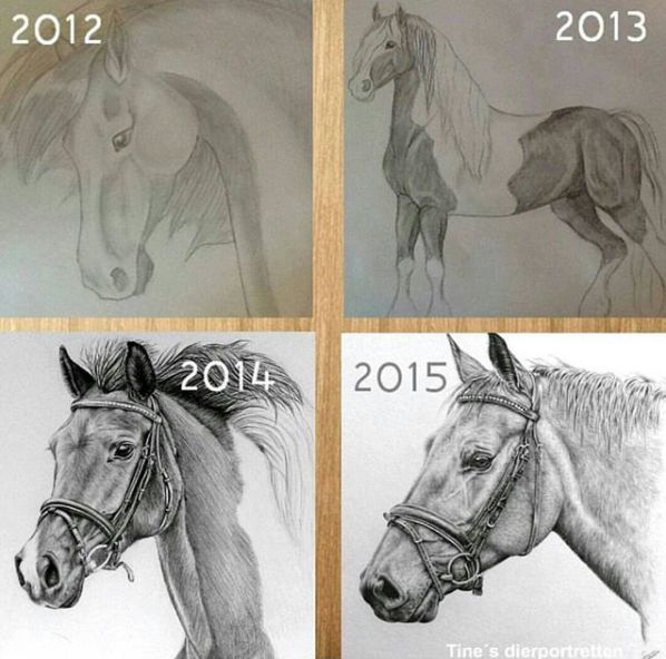用16年画一匹马,23岁学渣逆风翻盘:你受过的苦,终将变成你的财富!