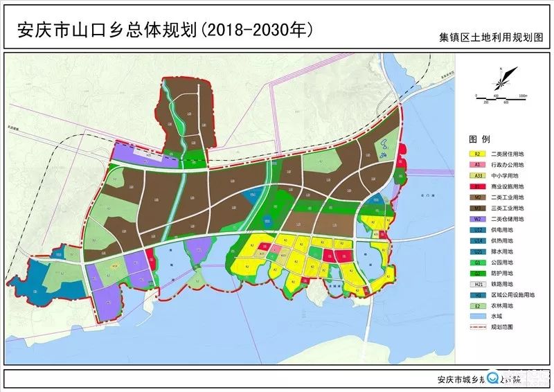 近期:2018—2020年;远期:2021—2030年;规划范围为乡域(规划区):山口