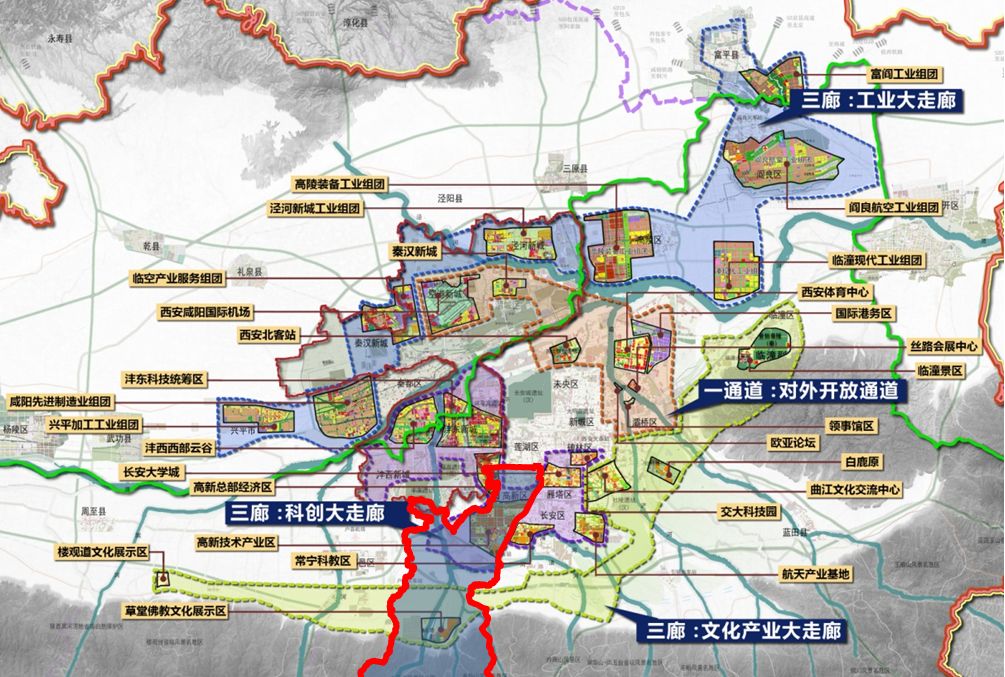 1079平方公里西安高新区空间发展战略规划曝光