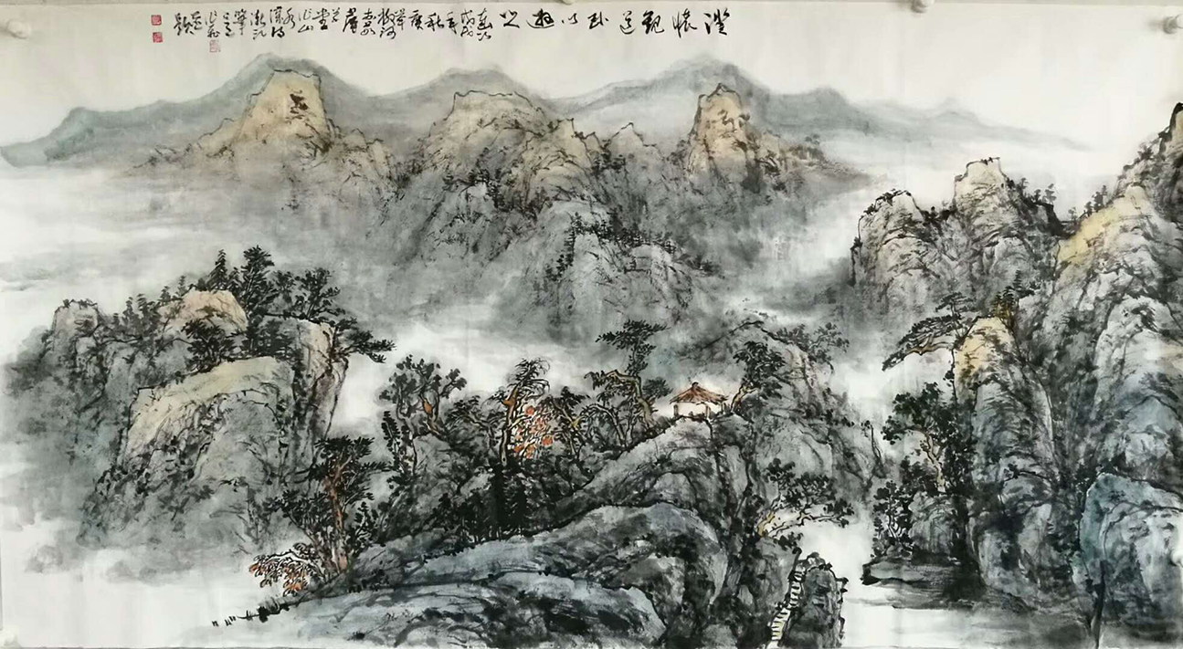 天津《画讯》总编辑,山水画家徐庆举的画作赏析