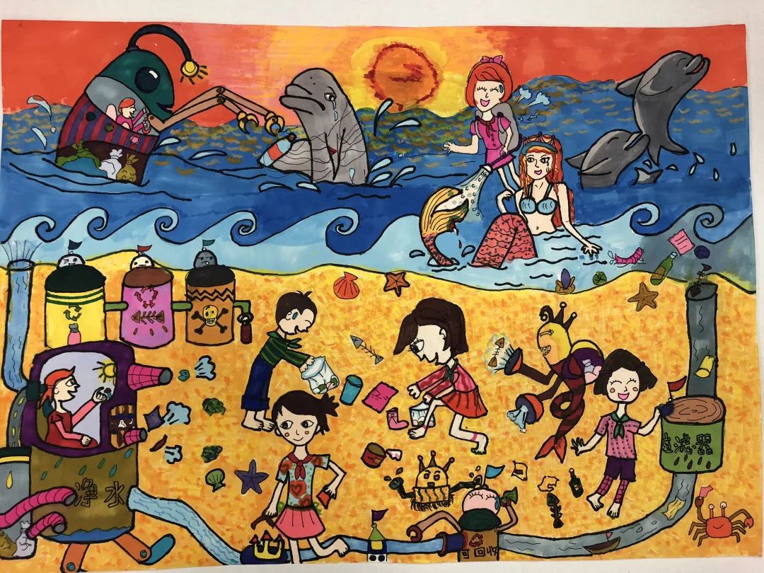 垃圾分类从我做起" ——普陀区举行青少年环保创意绘画作品比赛