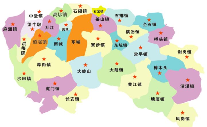 东莞市地图图片