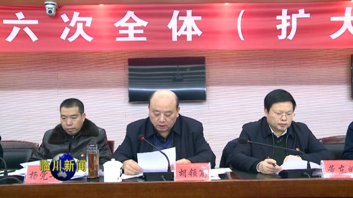 胡领高董东明出席临川区委四届六次全体扩大会