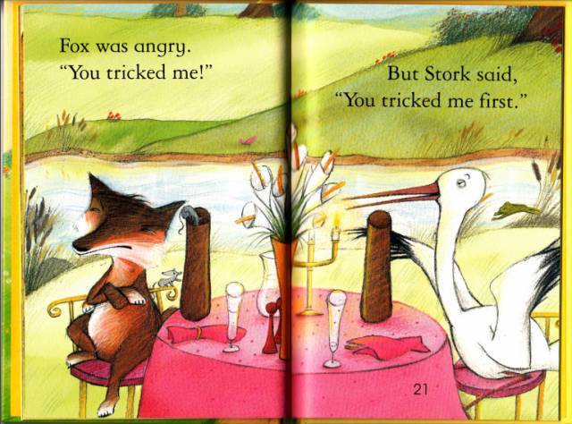 " but stork said, "you tricked me first.