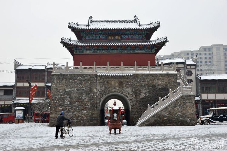 临颍:一下雪,就成了颍川,美哭了