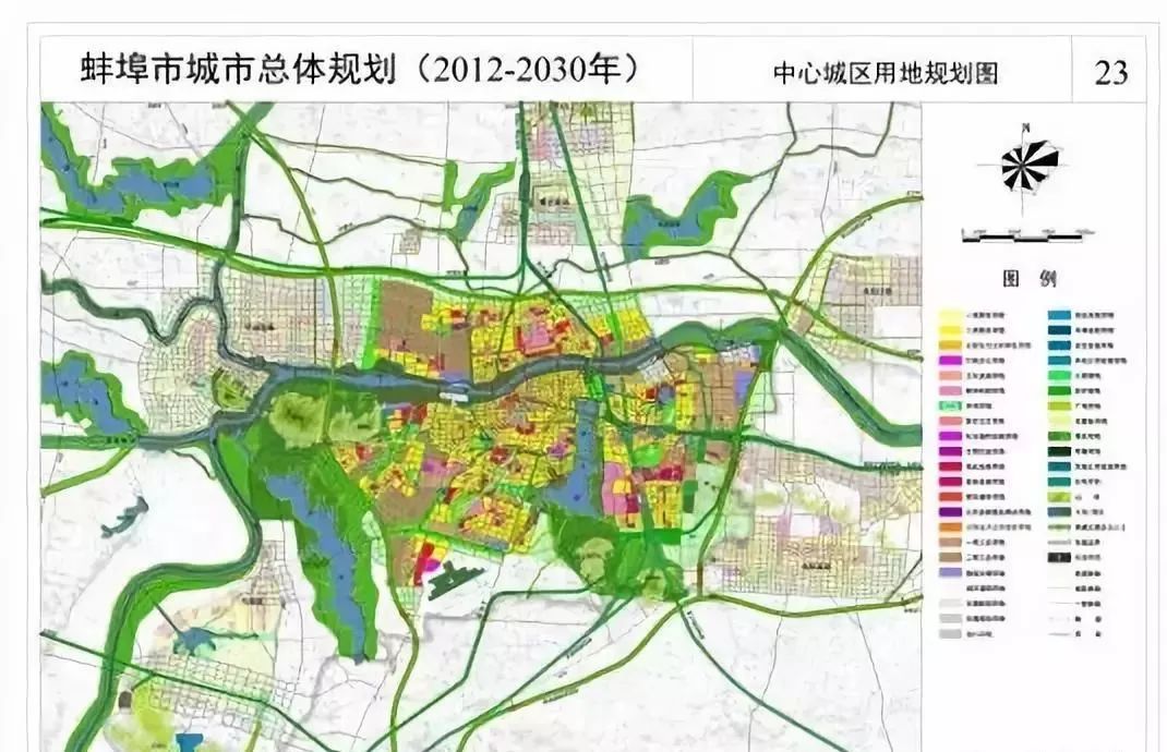 规划范围:为蚌埠市区,即蚌埠市城市总体规划确定的规划区范围