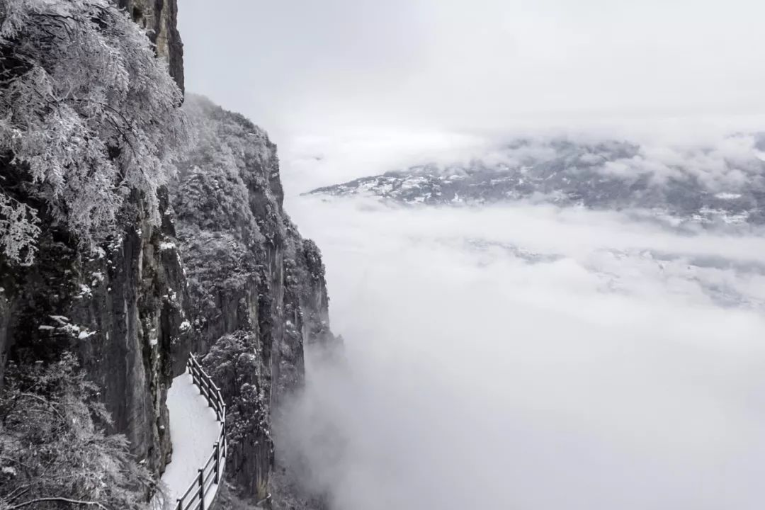 【春节和你去旅行】恩施大峡谷冬天雪景,美的让人心醉