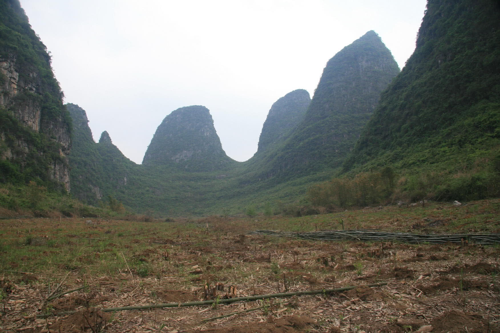 桂林记忆之奇峰镇:万点尖峰锁碧空