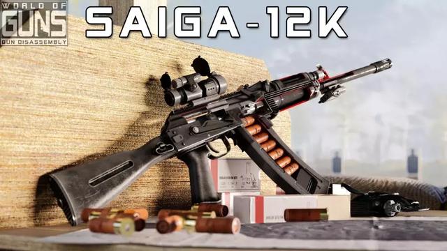 现实中s12k的原型是来自俄罗斯的saiga12霰弹枪,这期我们就聊聊这支