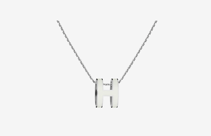 hermès 爱马仕 pop h系列 项链,链长:43厘米,吊坠尺寸: 1.