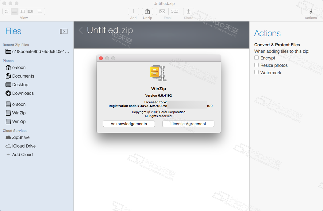 WinZip for Mac(壓縮解壓縮管理工具) 科技 第1張