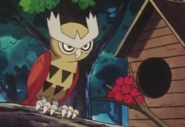 《精灵宝可梦》在动画中表现惊人的猫头夜鹰,为何对战却是冷门?