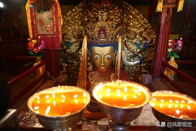 探访西藏十大镇寺之宝:色拉寺马头明王像,据说是知名的灵验圣像