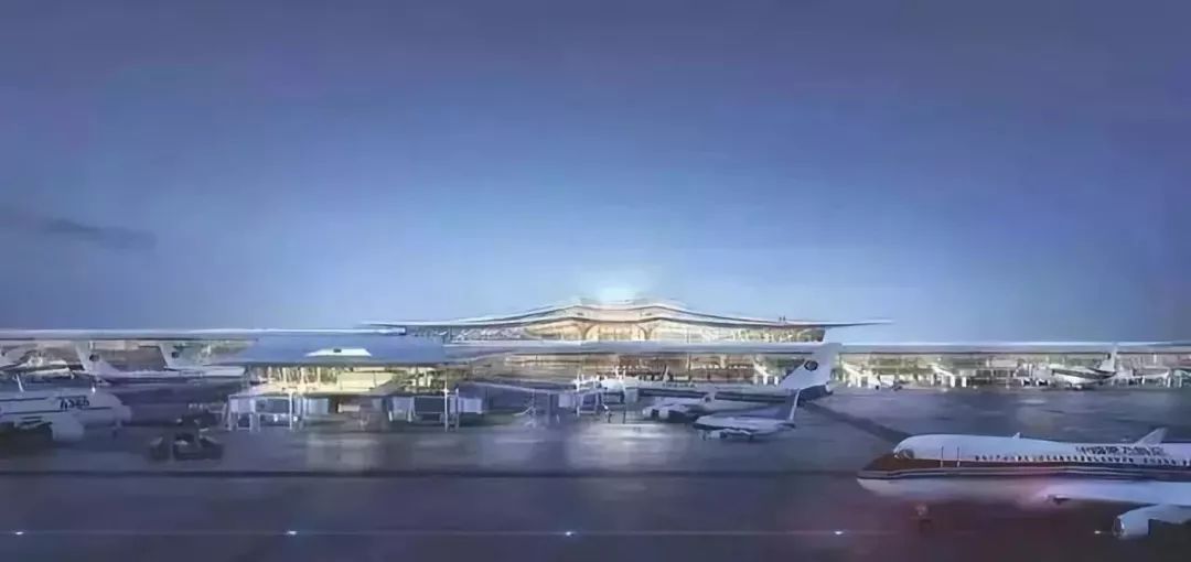 西安咸阳国际机场东航站楼(t5航站楼)规划设计图