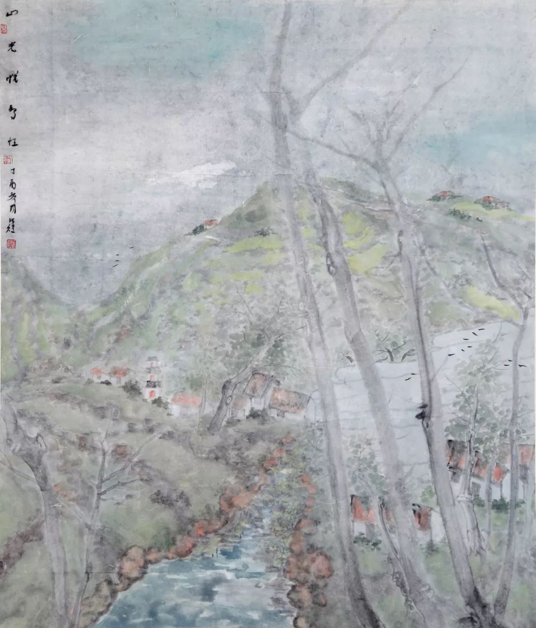 春秋岁岁写纵横 参展画家及部分作品欣赏 张陈城: 朱晓祥: 金 杰