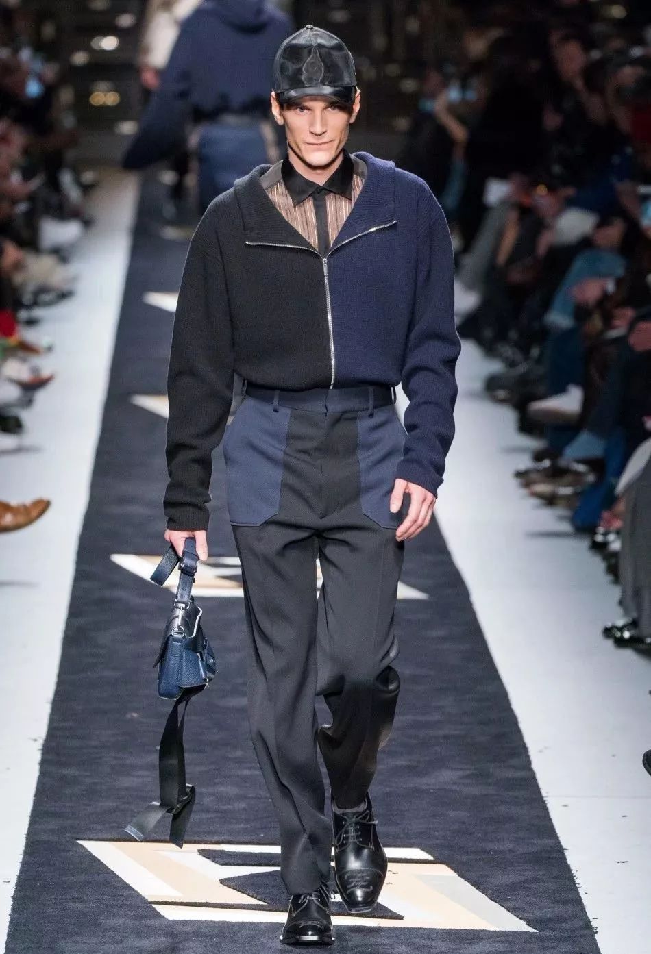 王嘉尔助阵fendi2019秋冬男装周fendiman火力全开