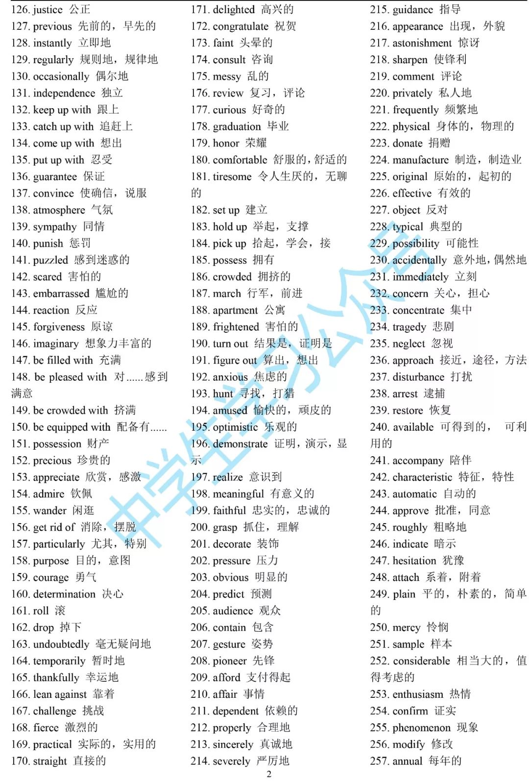 高考英语完形填空常考的419个高频词,必须记住!