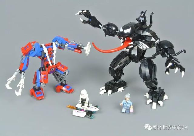 乐高lego76115spidermechvsvenom蜘蛛侠