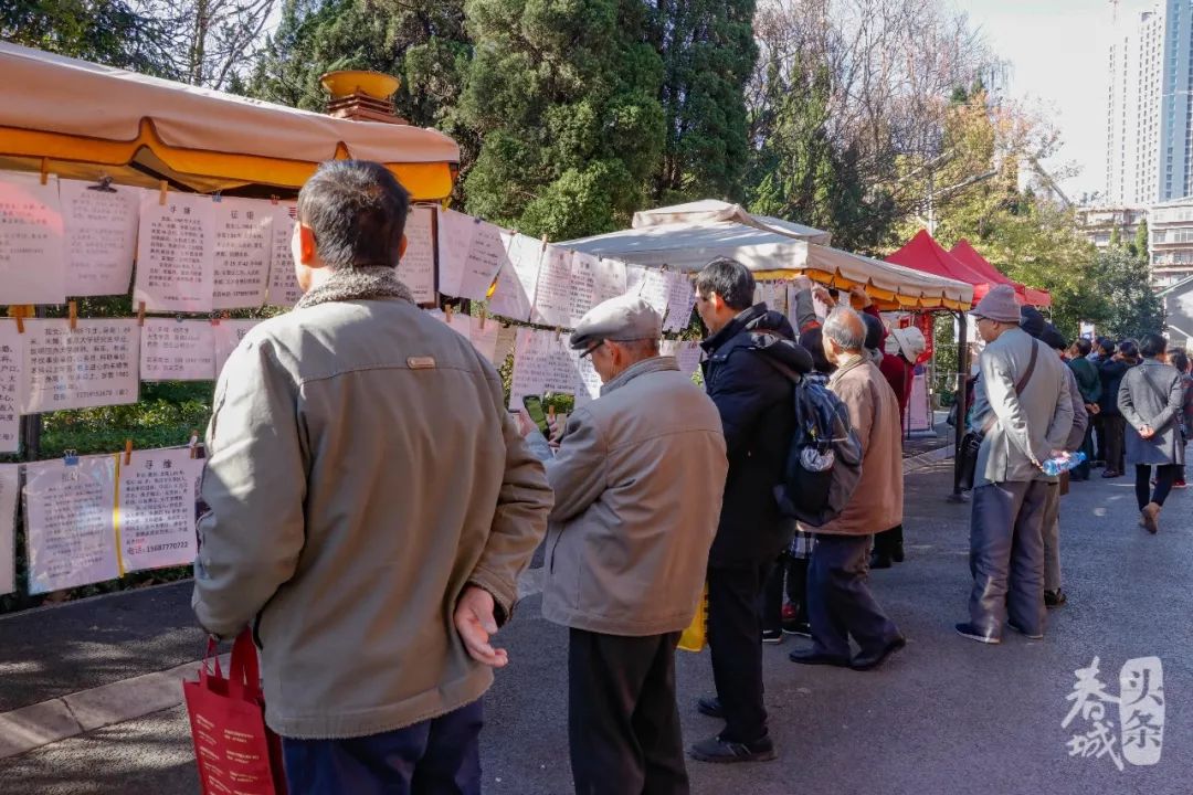 昆明弥勒寺公园相亲角大揭秘!年薪30万的男生没人要.