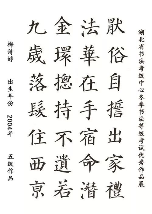 六级)卢晓源(软笔六级)吴邦宇(软笔六级)裴松元(软笔七级)孙楚文(软笔