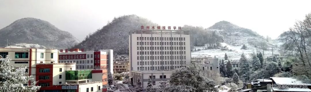 忍不住分享给您:您见过瑞雪映衬中的贵州水钢技师学院吗?