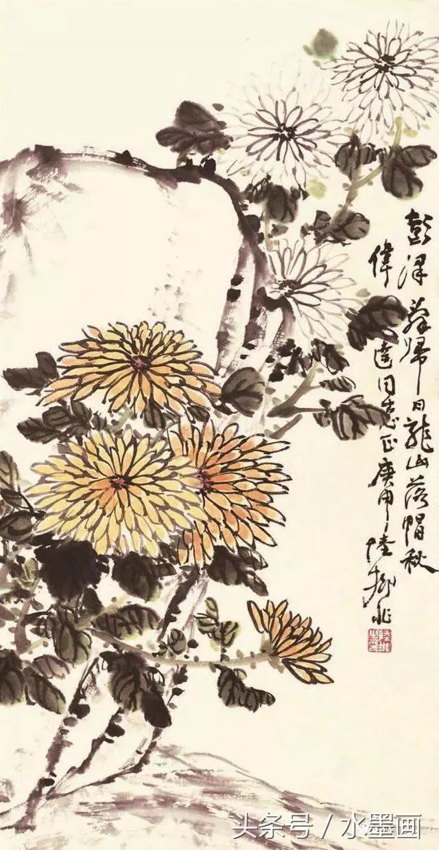 跟名家学传统国画——陆抑非先生花卉草虫画谱