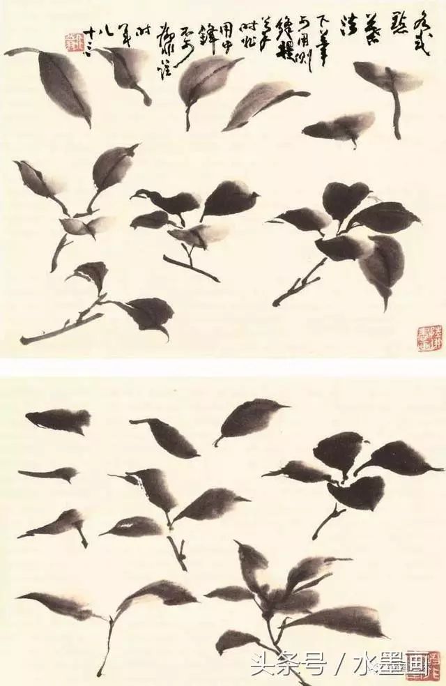 跟名家学传统国画——陆抑非先生花卉草虫画谱