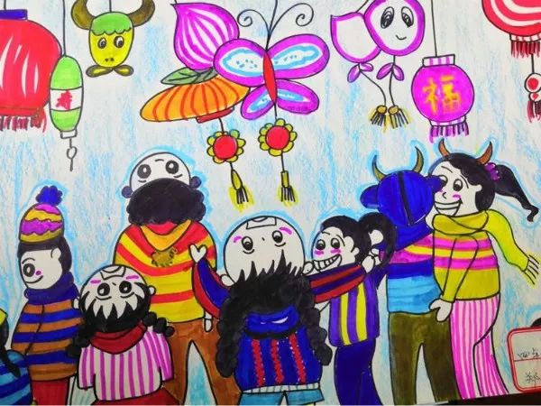 直属小学"迎新年"主题绘画作品展