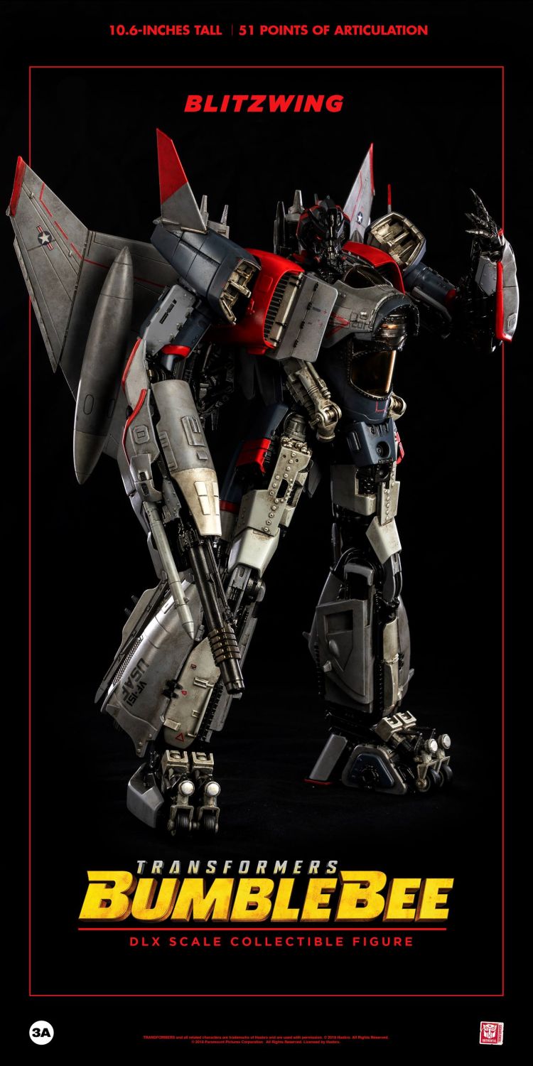 新品预定 3a toys 变形金刚外传 大黄蜂 10.6寸 blitzwing 闪电