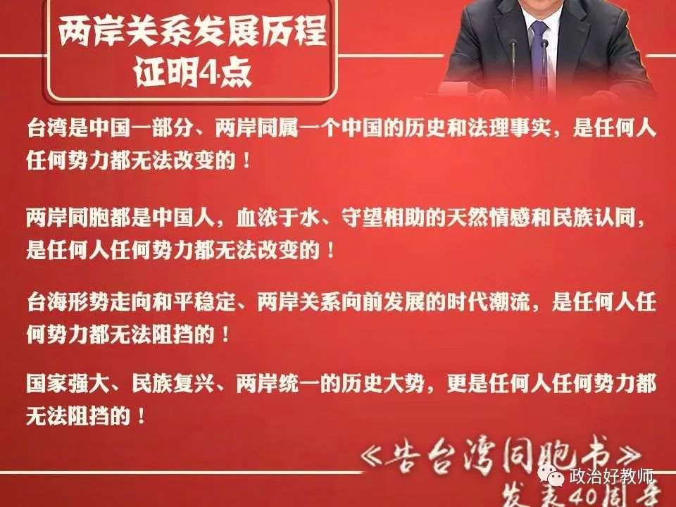 纪念《告台湾同胞书》发表四十周年