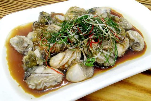 白灼大蚝肉:白灼海蛎868做得很出色,几乎也是老熟客们必点的.
