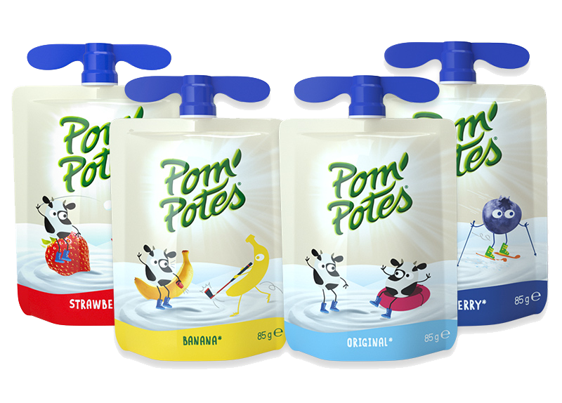 Pom Potes法優樂兒童風味酸奶在國內麥德龍商場開售 財經 第2張