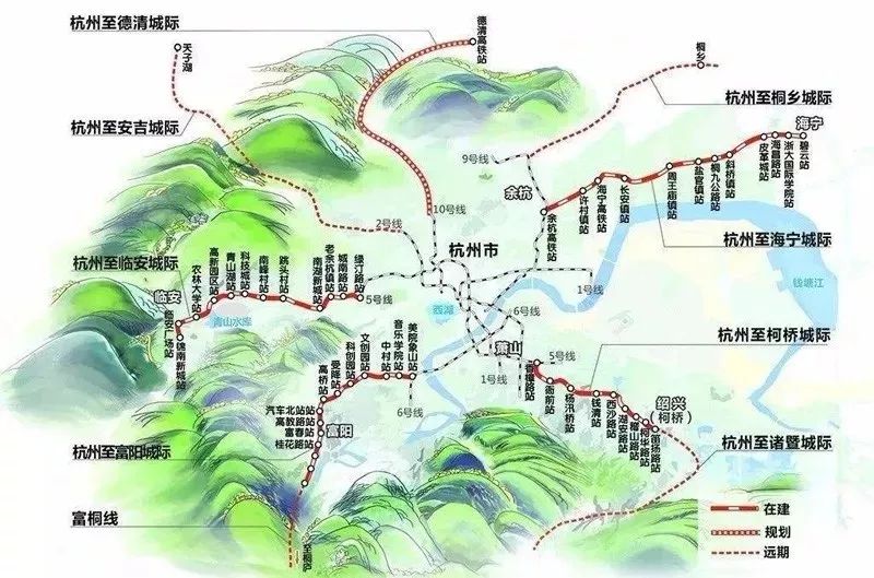 杭海城际铁路预计明年通车,其他几条城铁又进展如何