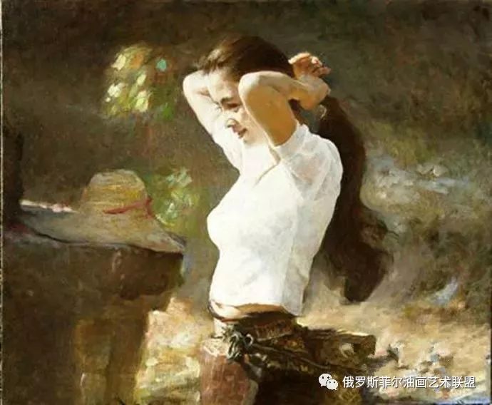 中国著名油画家尚丁油画作品欣赏