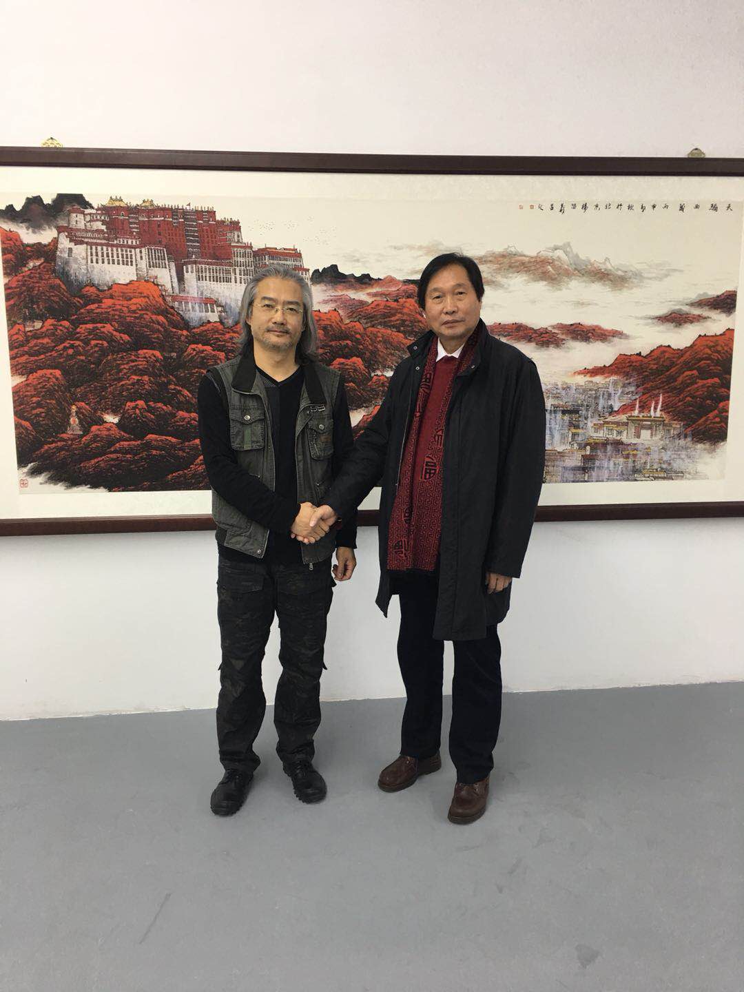 当代国画家腾模应邀参加第五届中国翠亨海峡两岸艺术家交流展