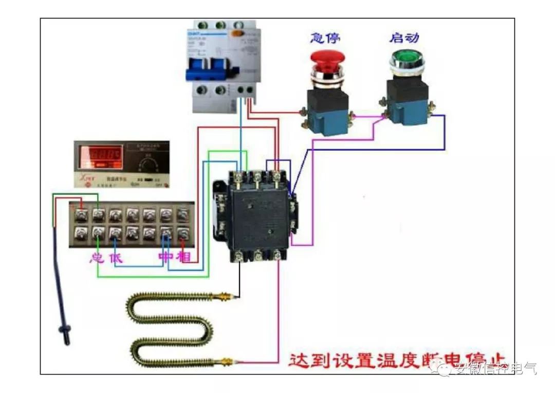 电工常见电路实物接线图