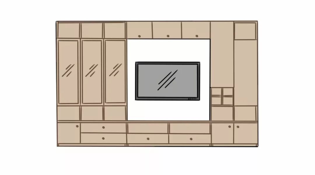 装修攻略电视柜这样设计让你家客厅收纳力十足