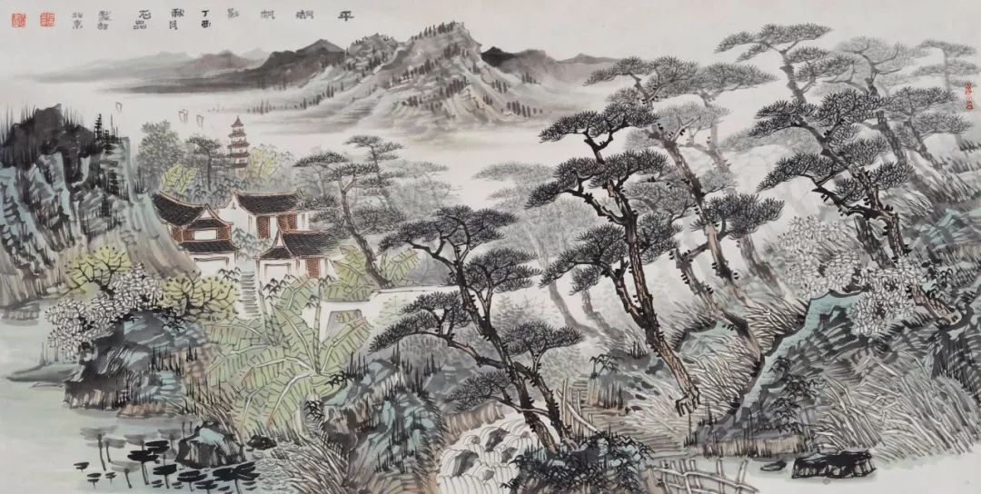 中国美术家协会会员石建伟国画作品欣赏