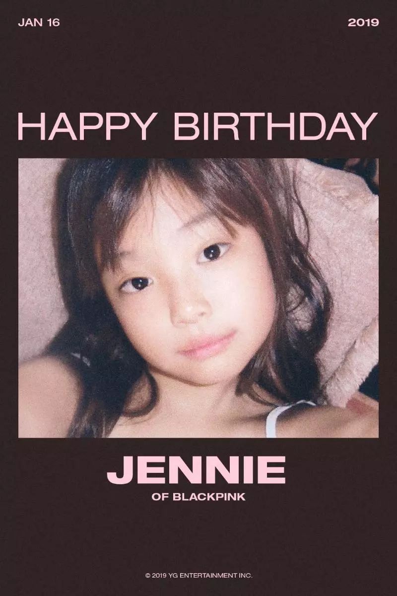 庆祝blackpink jennie生日! yg&成员纷纷更新sns