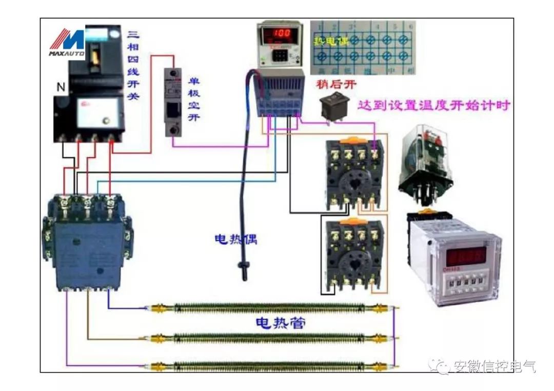 电工常见电路实物接线图