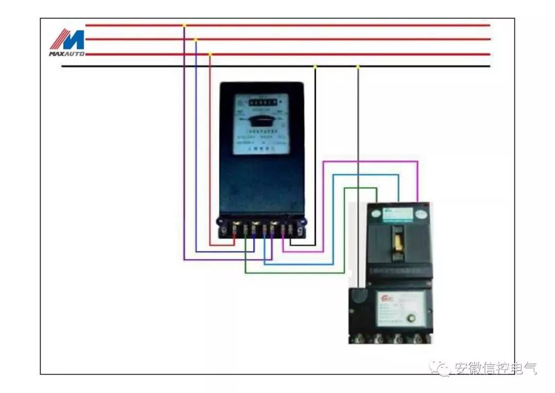 电工常见电路实物接线图