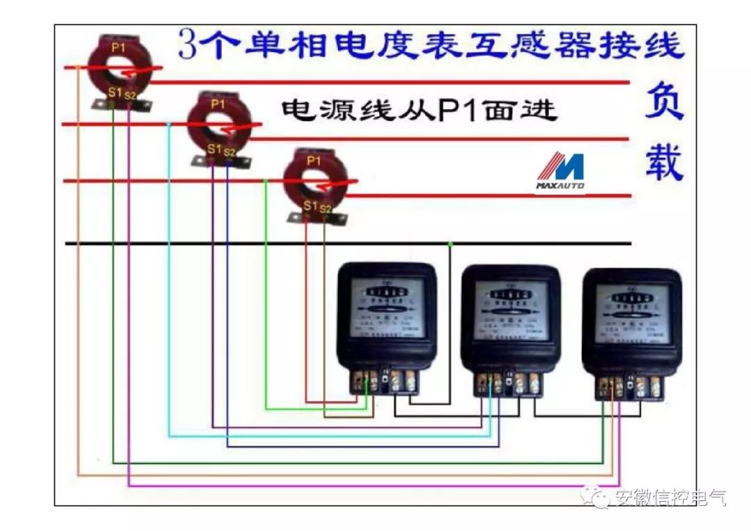 电工常见电路实物接线图