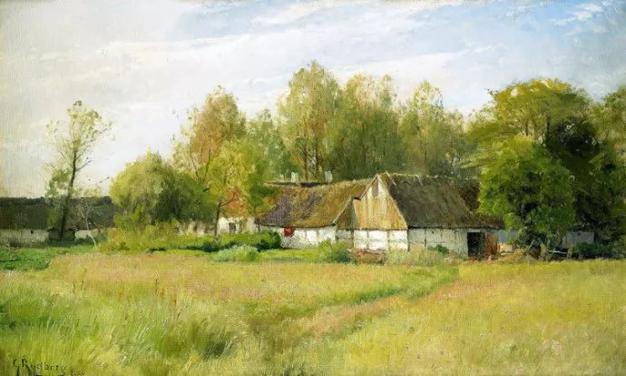 瑞典gustaf rydberg 的风景画欣赏