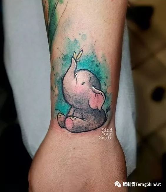 小清新~象tattoo_大象