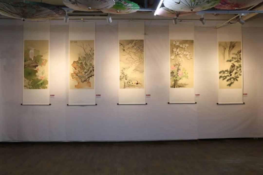 国画展开始啦▏丹青赋丹青四友国画作品展在凤凰茶城东厅三楼举办