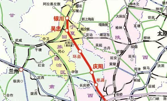银西高速铁路起自西安北客站,向西北经咸阳机场,礼泉,乾县,永寿,彬县