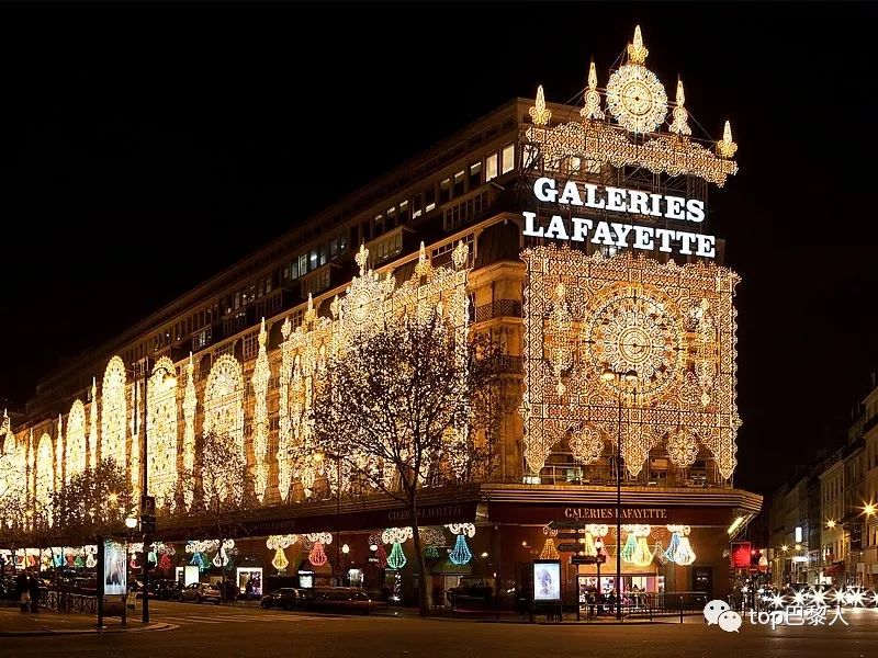 巴黎最有名的购物商场——老佛爷百货 galeries lafayette