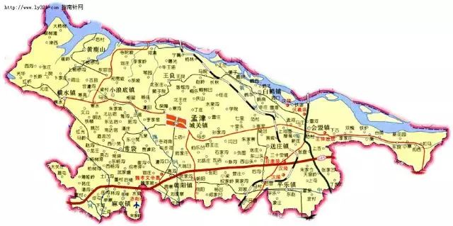 中文名:孟津 别名:河口 曾用名:平阴,谷城,平县,治平,大基,柏崖,河阴